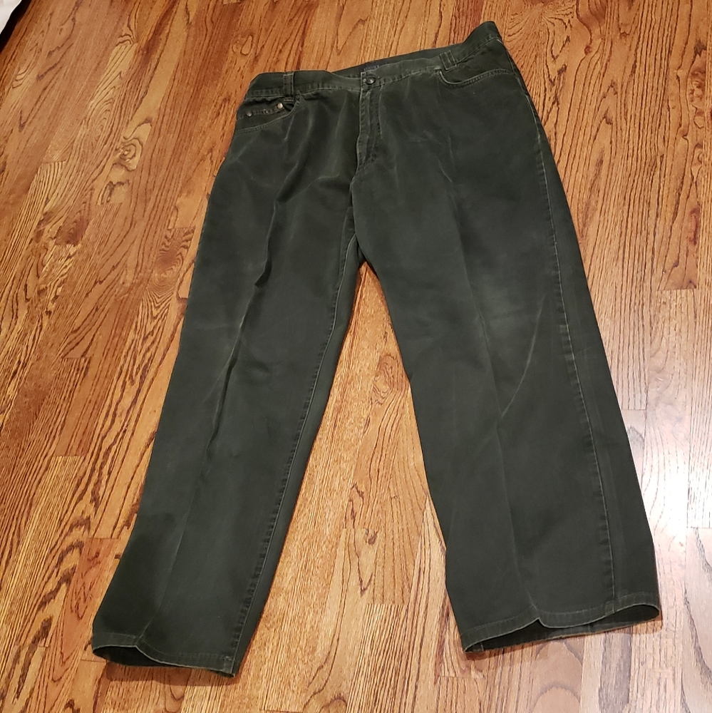 Versace Classic V2 Green Jeans 42 31 inseam soft c